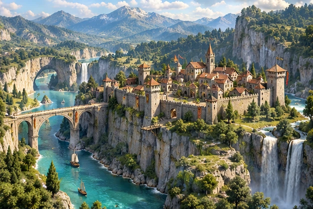 Walled township